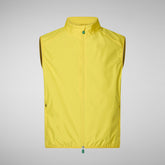 Man's vest Mars in starlight yellow | Save The Duck