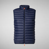 Woman's quilted vest Charlotte in storm grey | Save The Duck