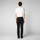 Man's trousers Michael in black - Smartleisure Man | Save The Duck