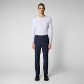Man's trousers Michael in navy blue - Smartleisure Man | Save The Duck