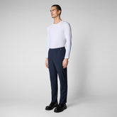 Man's trousers Michael in navy blue - Trousers | Save The Duck