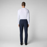 Man's trousers Michael in navy blue | Save The Duck