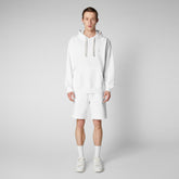Man's sweatshirt Edson in white - Athleisure Man | Save The Duck