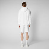 Man's sweatshirt Edson in white | Save The Duck