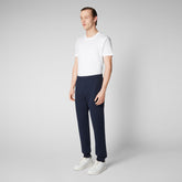 Man's trousers Batuy in navy blue - Trousers | Save The Duck
