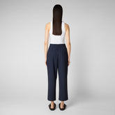 Woman's trousers Gita in navy blue - Smartleisure Woman | Save The Duck