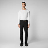 Man's trousers Steve in black - Smartleisure Man | Save The Duck