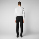 Man's trousers Steve in black - Smartleisure Man | Save The Duck