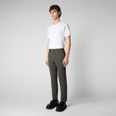 Man's trousers Steve in smoked grey - Trousers | Save The Duck