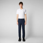 Man's trousers Steve in navy blue - Trousers | Save The Duck