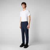 Man's trousers Steve in navy blue - Smartleisure Man | Save The Duck