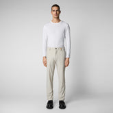 Man's trousers Colt in fog grey - Man | Save The Duck