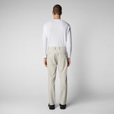 Man's trousers Colt in fog grey | Save The Duck