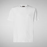 T-shirt uomo Adelmar bianco | Save The Duck