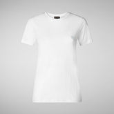 Woman's t-shirt Annabeth in white | Save The Duck