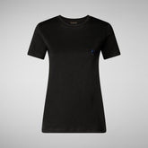 Woman's t-shirt Annabeth in black | Save The Duck