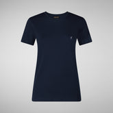 T-shirt donna Annabeth blu navy | Save The Duck