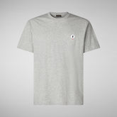 T-shirt uomo Caius grigio melange | Save The Duck