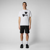 T-shirt uomo Finlo bianco | Save The Duck