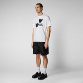 Man's t-shirt Finlo in white - Athleisure Man | Save The Duck