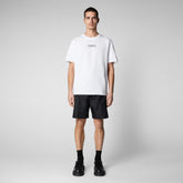 Man's t-shirt Udo in white - Athleisure Man | Save The Duck