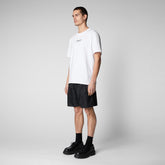 Man's t-shirt Udo in white - Athleisure Man | Save The Duck