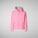 Unisex Jules kids' jacket in aurora pink - Boys | Save The Duck