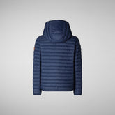 Boys' animal-free puffer jacket Huey in navy blue | Save The Duck