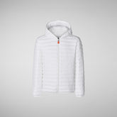 Girls' jacket Ana in white - Girls | Save The Duck
