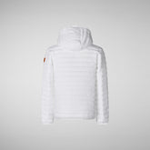 Girls' jacket Ana in white | Save The Duck