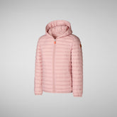 Girls' jacket Ana in blush pink - Girls | Save The Duck