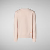 Unisex Dano kids' sweatshirt in pale pink - Girls | Save The Duck