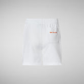 Unisex kids' trousers Icaro in white - Girls | Save The Duck