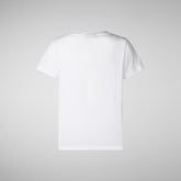 T-shirt unisex Boone bianco - Bambino | Save The Duck