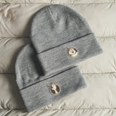 Unisex beanie Migration in light grey - Save the Duck x Migration | Save The Duck