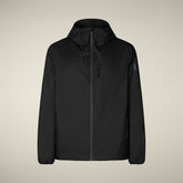 Giacca con cappuccio uomo Horizon nero - Protech High performance | Save The Duck