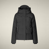 Parka donna animal free Cho Oyu nero - Pro-Tech Donna | Save The Duck