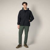 Giacca impermeabile uomo Zack nero - Protech Man SS26 Collection | Save The Duck