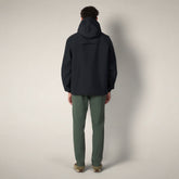 Giacca impermeabile uomo Zack nero - Protech Man SS26 Collection | Save The Duck