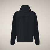 Giacca impermeabile uomo Zack nero - Protech Man SS26 Collection | Save The Duck