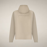 Giacca impermeabile uomo Zack beige polvere - Protech Man SS26 Collection | Save The Duck