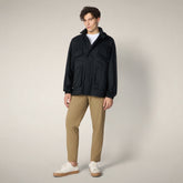 Giacca impermeabile uomo Vic nero - Protech Man SS26 Collection | Save The Duck