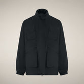 Giacca impermeabile uomo Vic nero - Protech Man SS26 Collection | Save The Duck