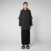 Woman's jacket Silva in black | Save The Duck