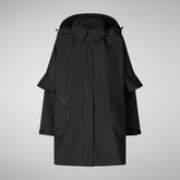 Woman's jacket Silva in black | Save The Duck