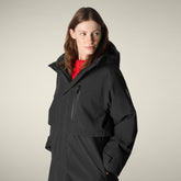 Impermeabile donna Pauline nero - Pro-Tech Donna | Save The Duck