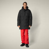 Parka uomo animal free Everest nero - Protech High performance | Save The Duck