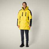 Parka uomo animal free Everest giallo - Protech High performance | Save The Duck