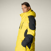 Parka uomo animal free Everest giallo - Protech High performance | Save The Duck