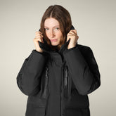 Parka donna animal free K2 nero - Pro-Tech Donna | Save The Duck